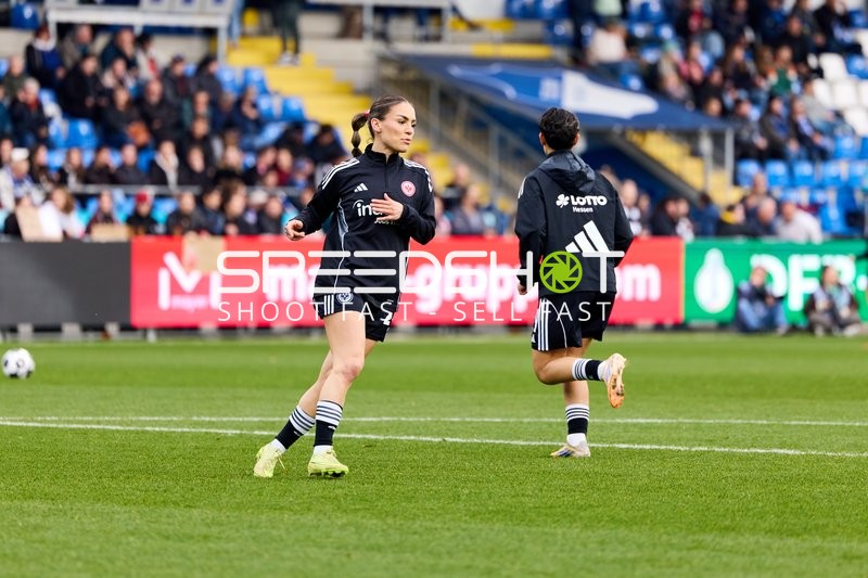 Spieler beim Aufwärmen