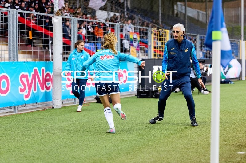 Spielerin beim Aufwärmen