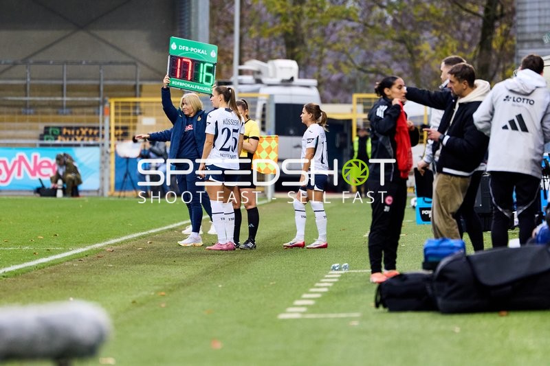 Auswechslung im DFB-Pokal Frauen