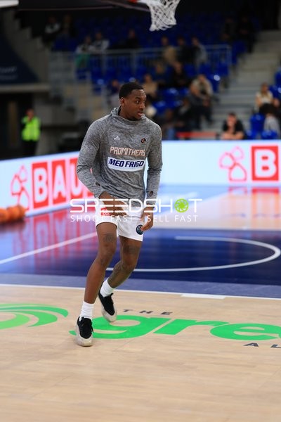 Spieler von Promitheas Patras Vikos Cola auf dem Spielfeld