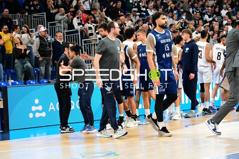 Szene mit Marcel Keßen (15; MLP Academics Heidelberg) und Coach Johannes Hübner (997; MLP Academics Heidelberg)