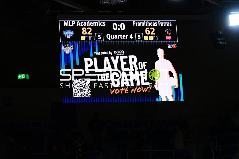 Spielstand und Player of the Game Anzeige