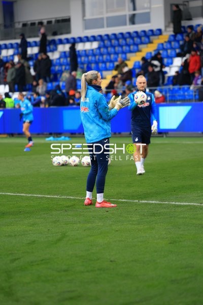 Torwartin beim Training