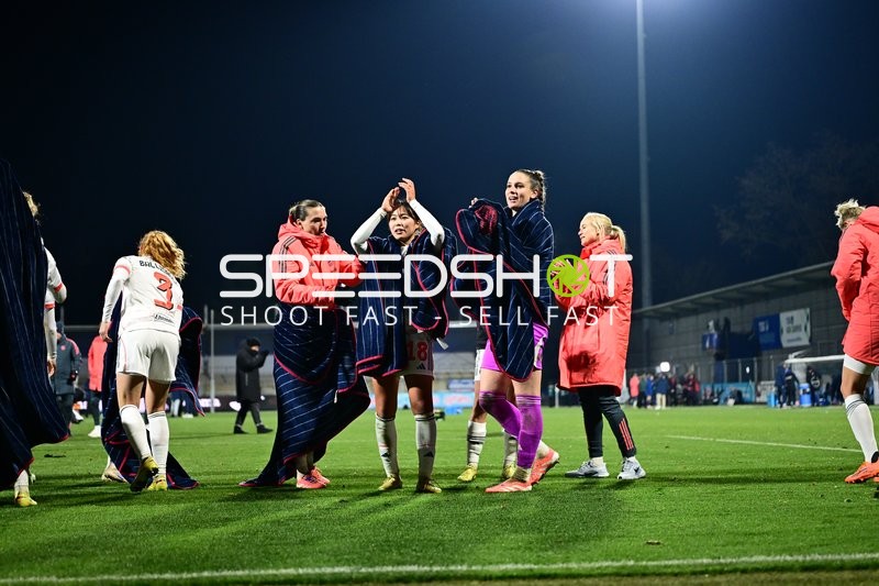 Spielerinnen nach Spiel