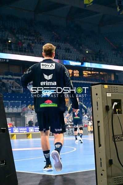 Mike Jensen (20; Rhein Neckar Löwen) in Vorbereitung