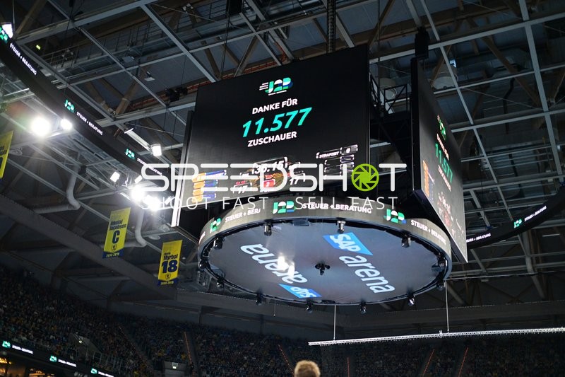 Spielstandanzeige bei 17:17