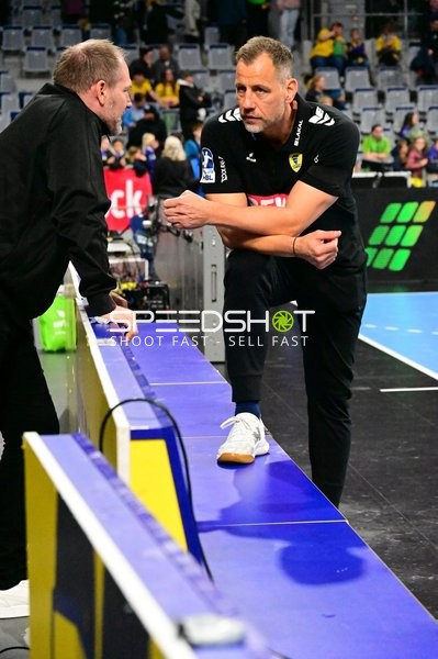 Maik Machulla (999; Rhein Neckar Löwen) im Gespräch