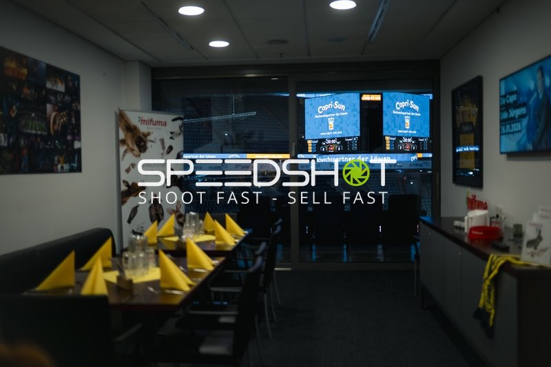 Leerer VIP-Bereich in der SAP Arena