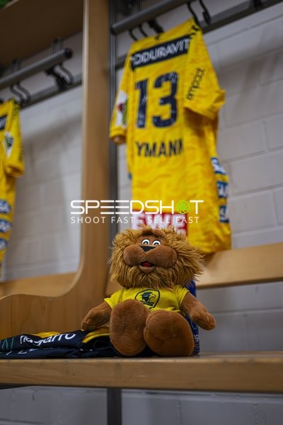 Trikot von Sebastian Heymann (13; Rhein Neckar Löwen) in der Kabine