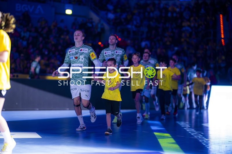 Einlauf von Mathias Gidsel (19; Füchse Berlin)