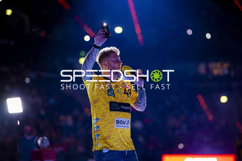 Moderation durch Kevin Gerwin (49; Rhein Neckar Löwen)