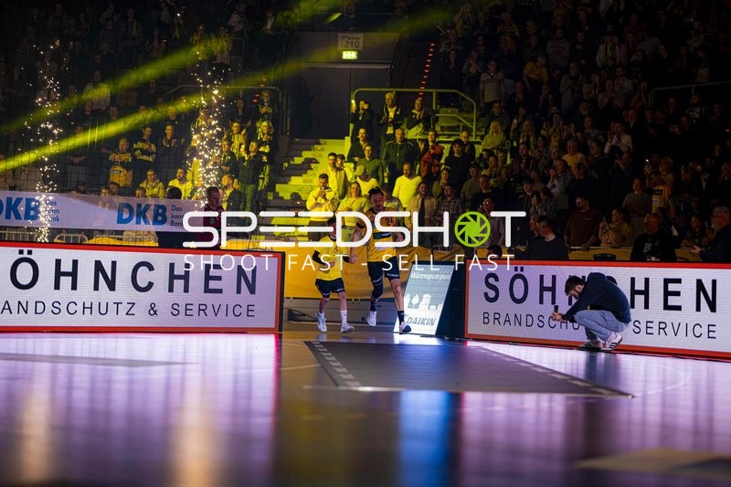 Einlauf von Patrick Groetzki (24; Rhein Neckar Löwen)