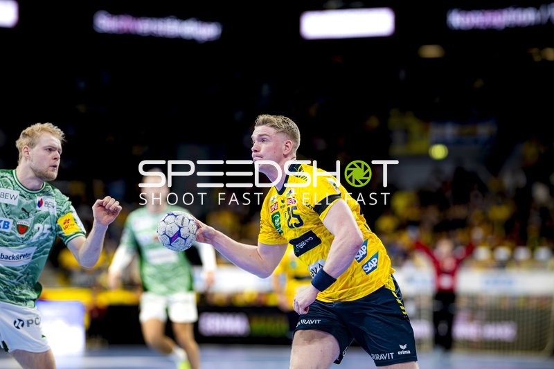 Wurf von Haukur Thrastarson (25; Rhein Neckar Löwen)