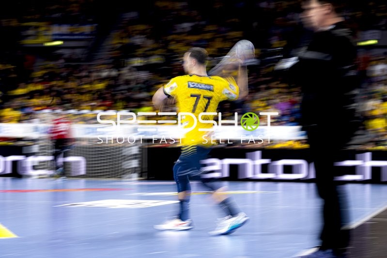 Torwurf von Dani Baijens (77; Rhein Neckar Löwen)