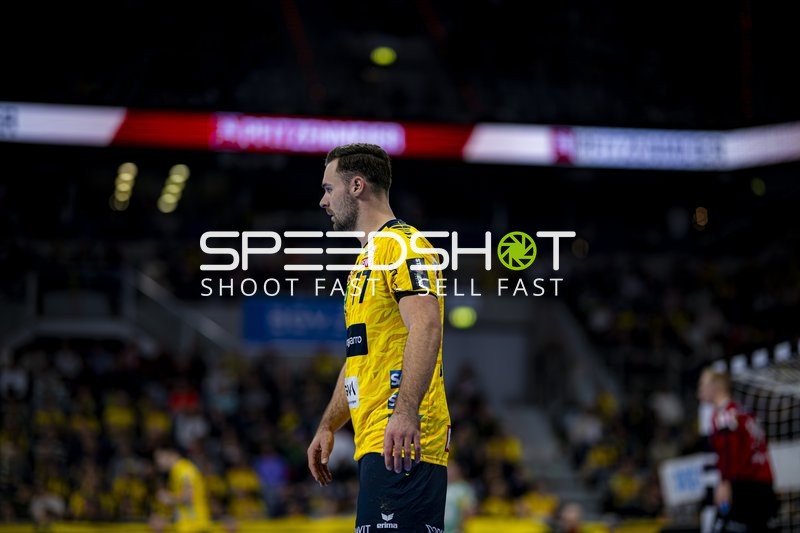 Spieler Dani Baijens (77; Rhein Neckar Löwen) auf dem Spielfeld