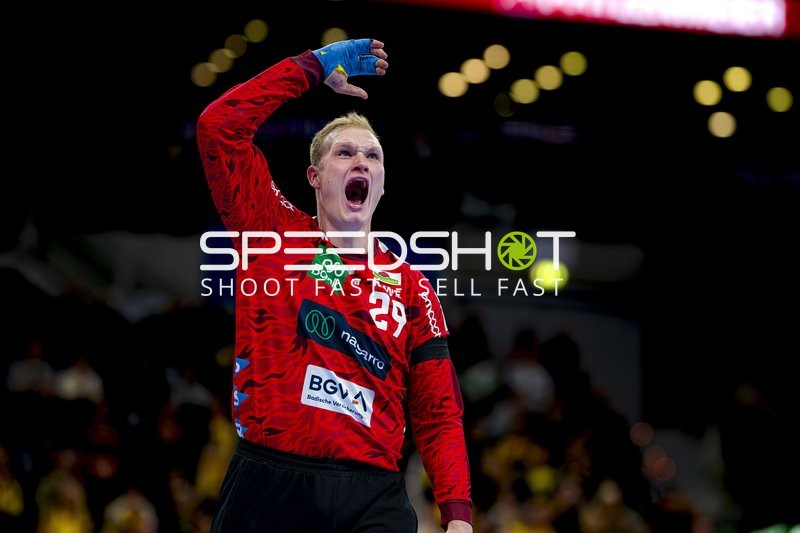 Jubel von David Späth (29; Rhein Neckar Löwen)