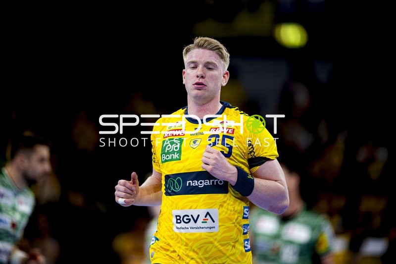 Spieler Haukur Thrastarson (25; Rhein Neckar Löwen) in Aktion