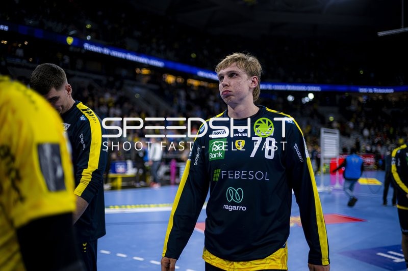 Spieler Edwin Aspenbäck (78; Rhein Neckar Löwen) in Aktion