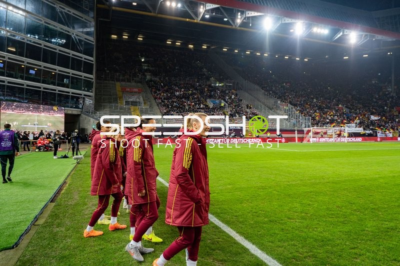 Spielerinnen in Vorbereitung