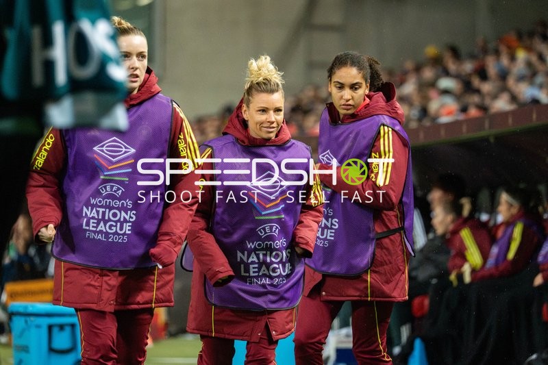 Spielerinnen in Vorbereitung