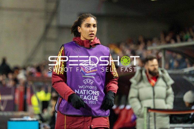 Spielerin in Vorbereitung