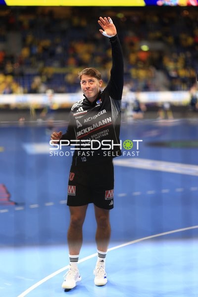 Florian Scheerer (10; HC Erlangen) in Aktion