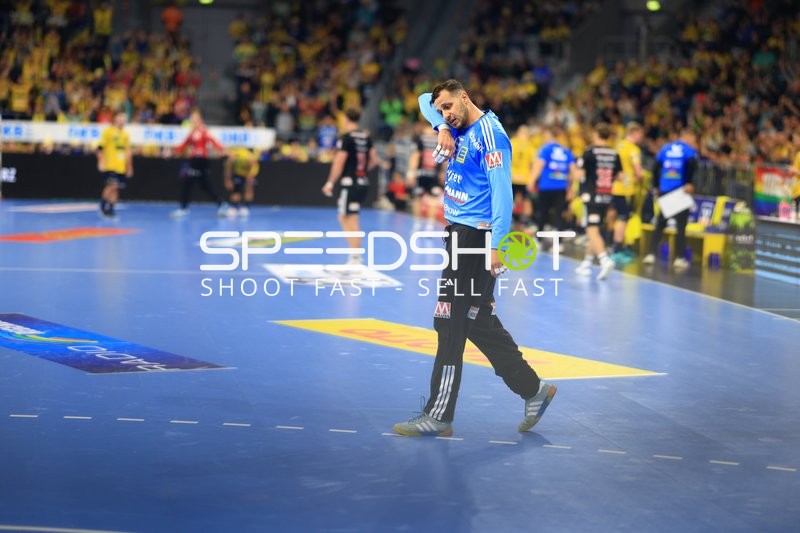 Khalifa Ghedbane (96; HC Erlangen) auf dem Spielfeld