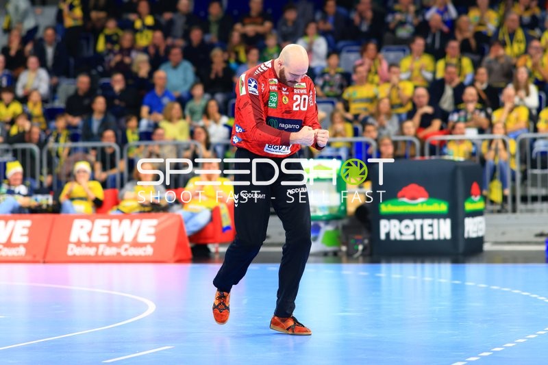 Mike Jensen (20; Rhein Neckar Löwen) in Aktion