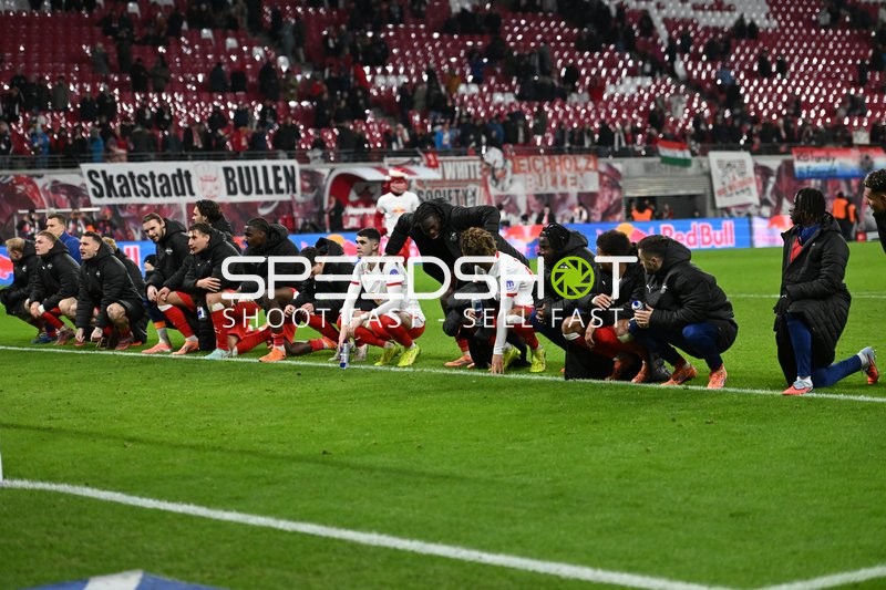 Spieler von RB Leipzig in Vorbereitung