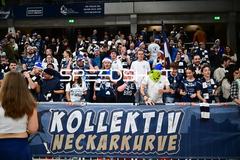 Fan-Szene in der Kollektiv Neckarkurve