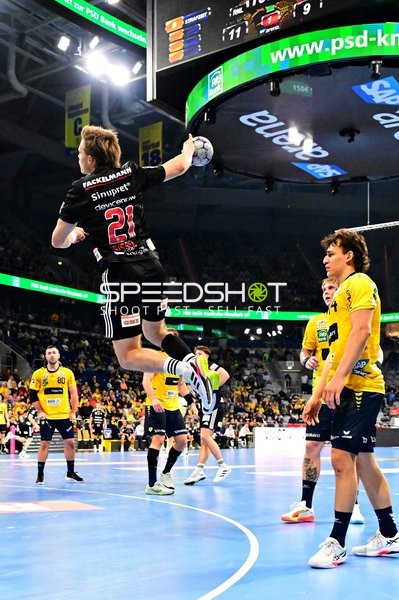 Gino Steenaerts (14; Rhein Neckar Löwen) mit Wurf