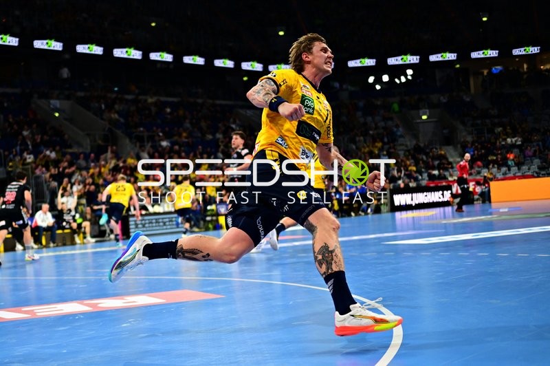 Edwin Aspenbäck (78; Rhein Neckar Löwen) in Aktion