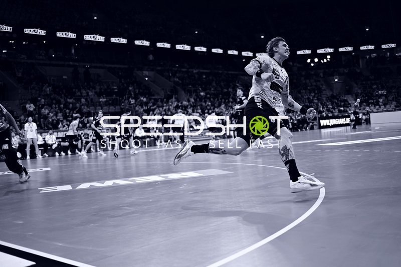 Edwin Aspenbäck (78; Rhein Neckar Löwen) in Aktion