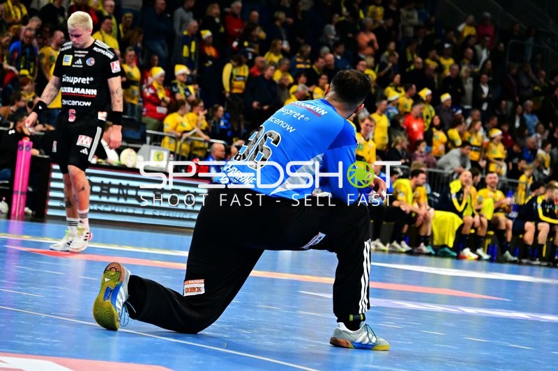 Handball-Szene in Sap Arena