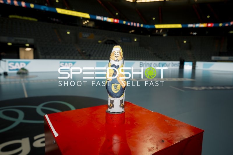 Leere SAP Arena Handballhalle