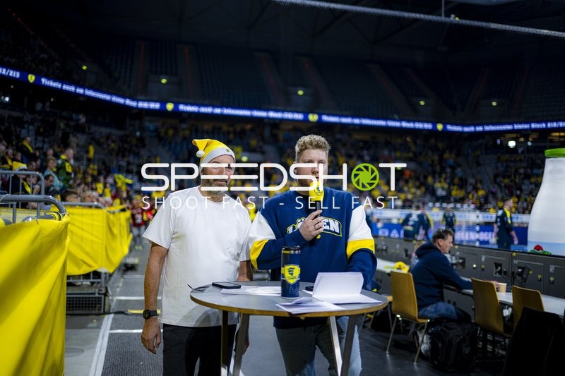 Kevin Gerwin (49; Rhein Neckar Löwen) bei Moderation