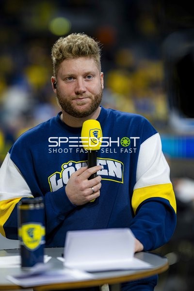 Kevin Gerwin (49; Rhein Neckar Löwen) in Moderation