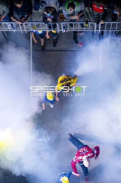 Szene mit Spieler von Team Rhein Neckar Löwen