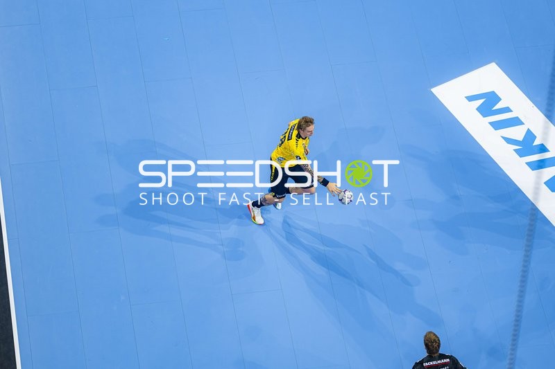 Handballspieler in Aktion