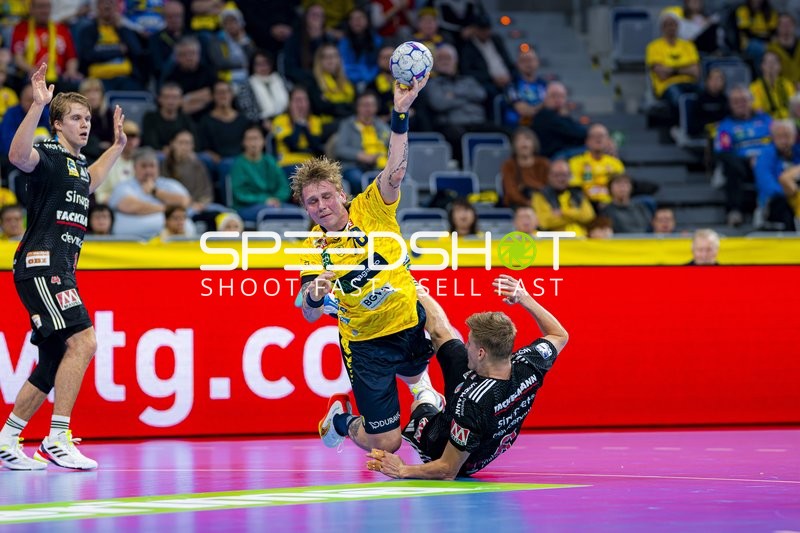 Edwin Aspenbäck (78; Rhein Neckar Löwen) in Aktion