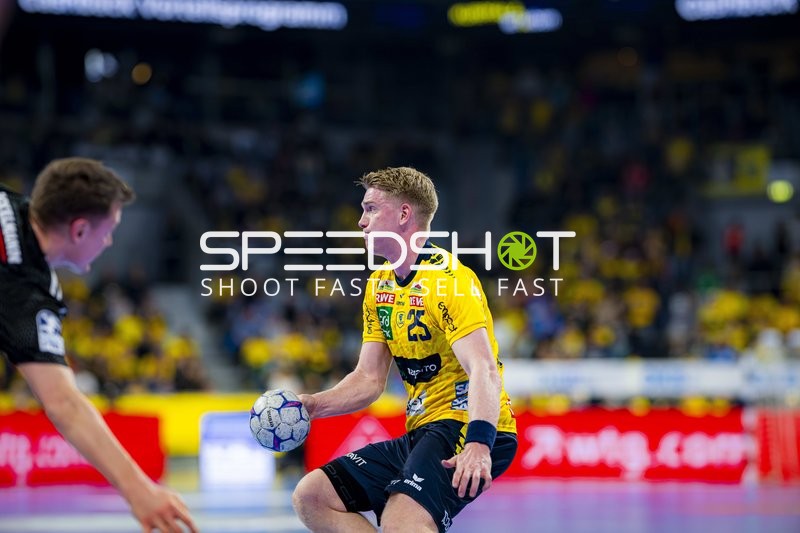 Haukur Thrastarson (25; Rhein Neckar Löwen) in Aktion