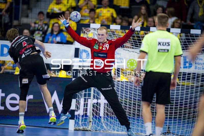 David Späth (29; Rhein Neckar Löwen) in Aktion