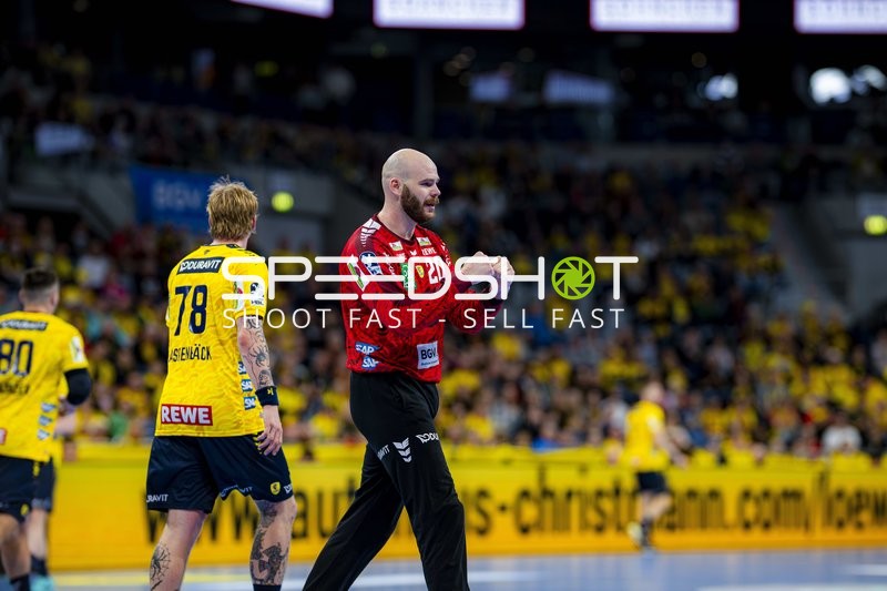 Mike Jensen (20; Rhein Neckar Löwen) in Aktion