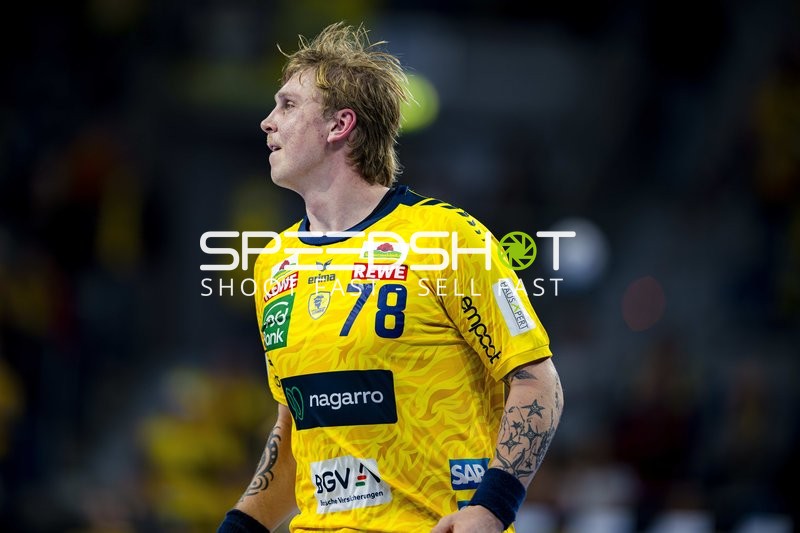 Edwin Aspenbäck (78; Rhein Neckar Löwen) in Aktion