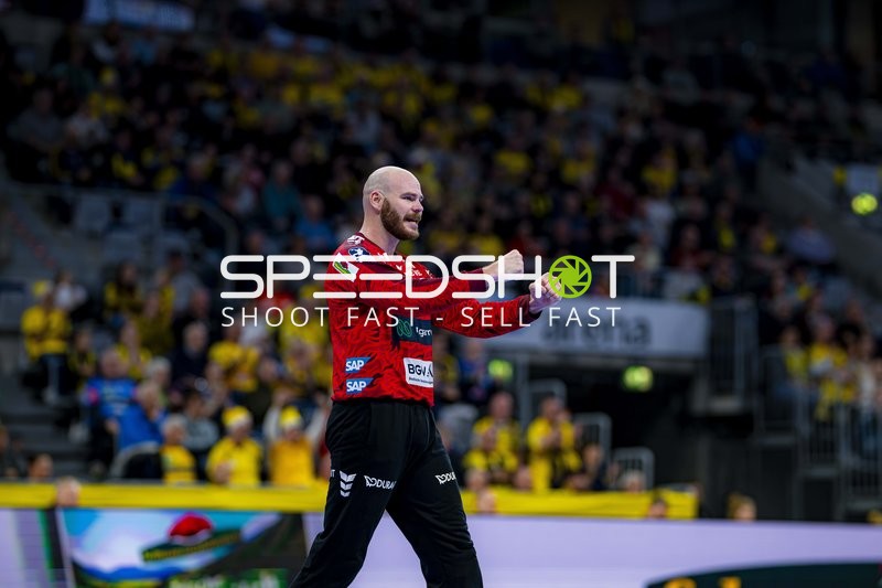 Mike Jensen (20; Rhein Neckar Löwen) in Aktion