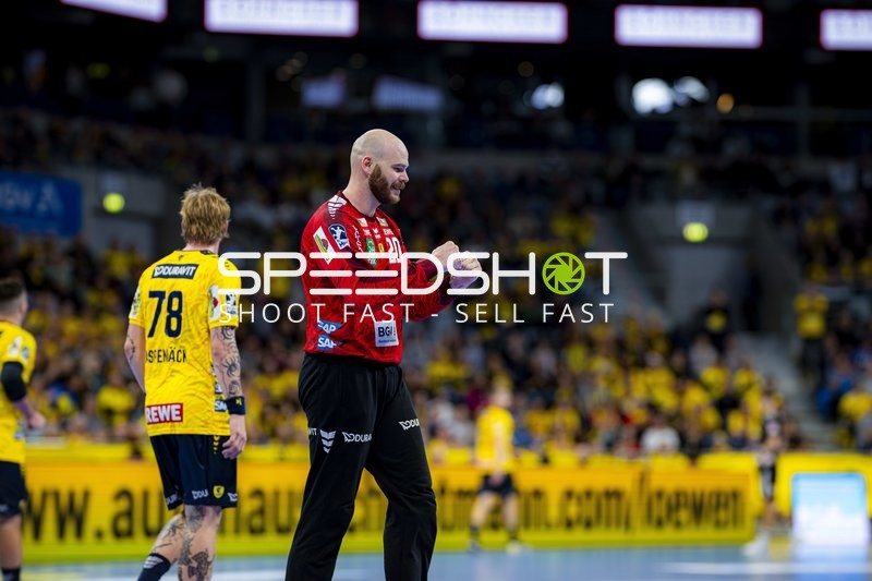 Mike Jensen (20; Rhein Neckar Löwen) in Aktion