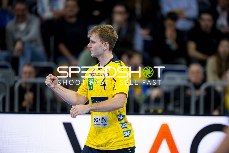 Mathias Larson (4; Rhein Neckar Löwen) in Aktion