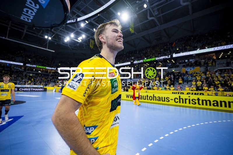 Steven Plucnar Jacobsen (9; Rhein Neckar Löwen) und David More (15; Rhein Neckar Löwen) in Aktion