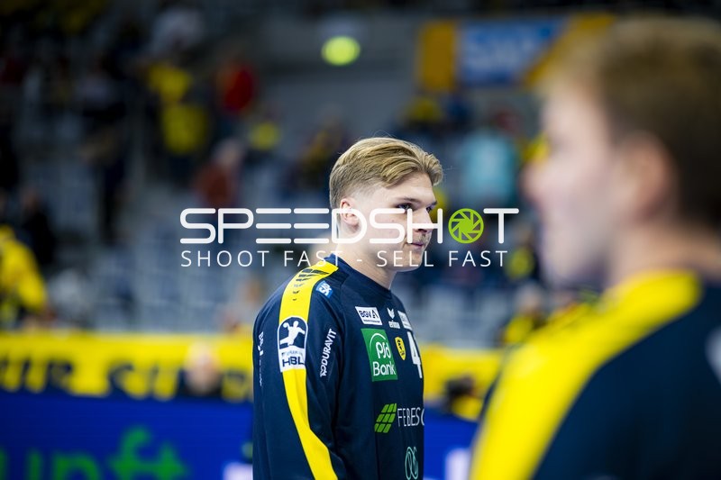 Mathias Larson (4; Rhein Neckar Löwen) im Fokus