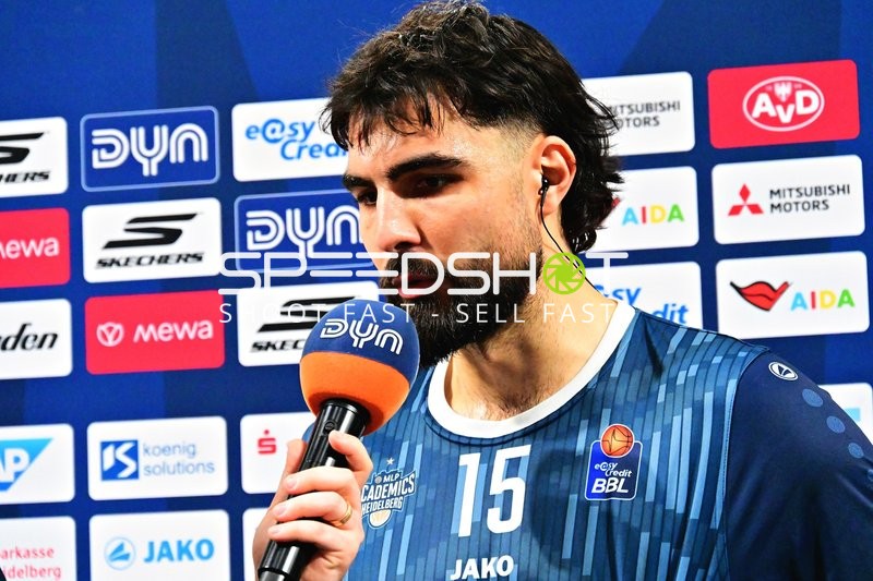 Marcel Keßen (15; MLP Academics Heidelberg) bei Interview